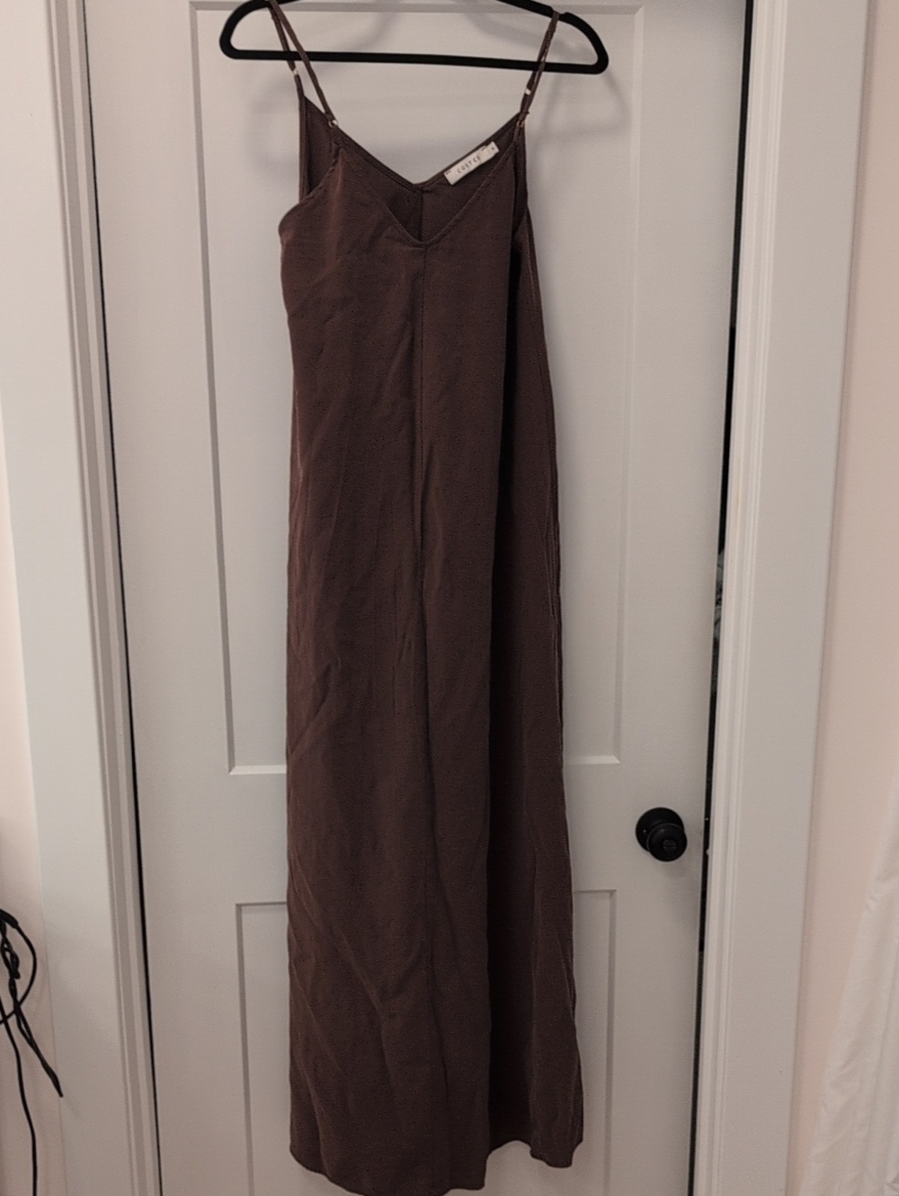 Women's Brown Maxi Length Dress